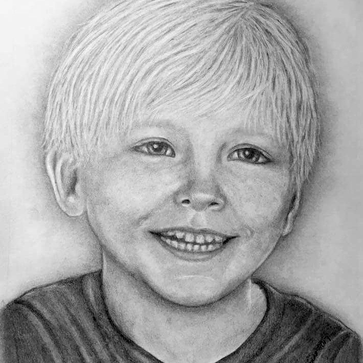 BoyR Pencil Portrait