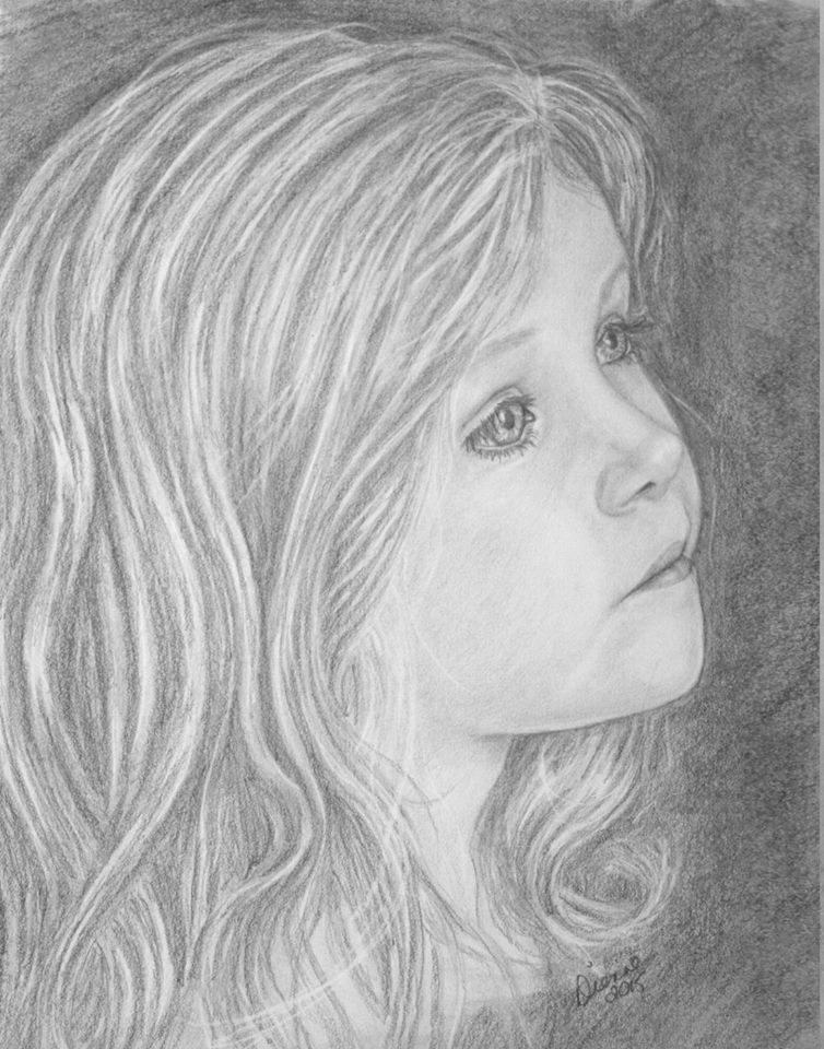 Hannah Pencil Portrait 2